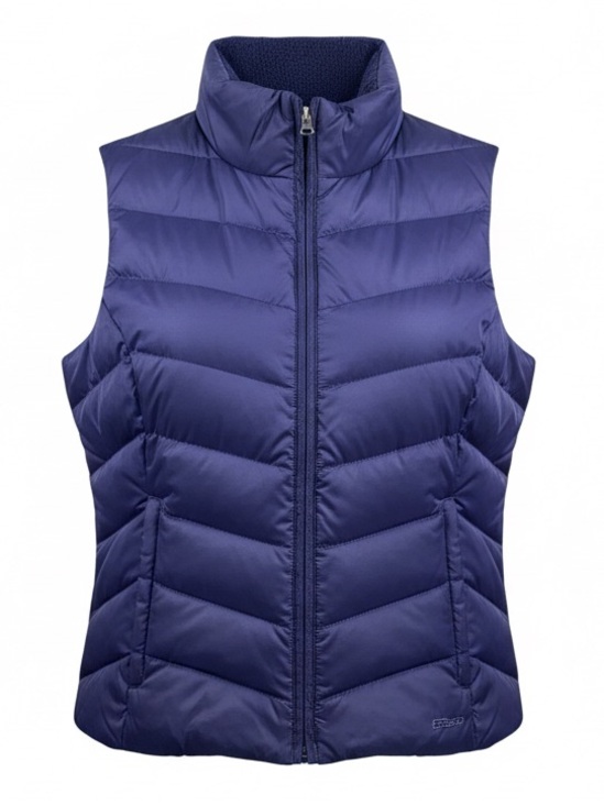 Eddie Bauer Jackets & Blazers - Eddie Bauer EB550 Down Puffer Vest Womens PM dark Purple Goose 3112